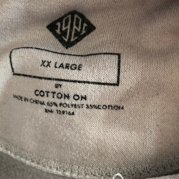 Off White / Grey (COTTON ON) graphic hoodie - Picture 2 of 2